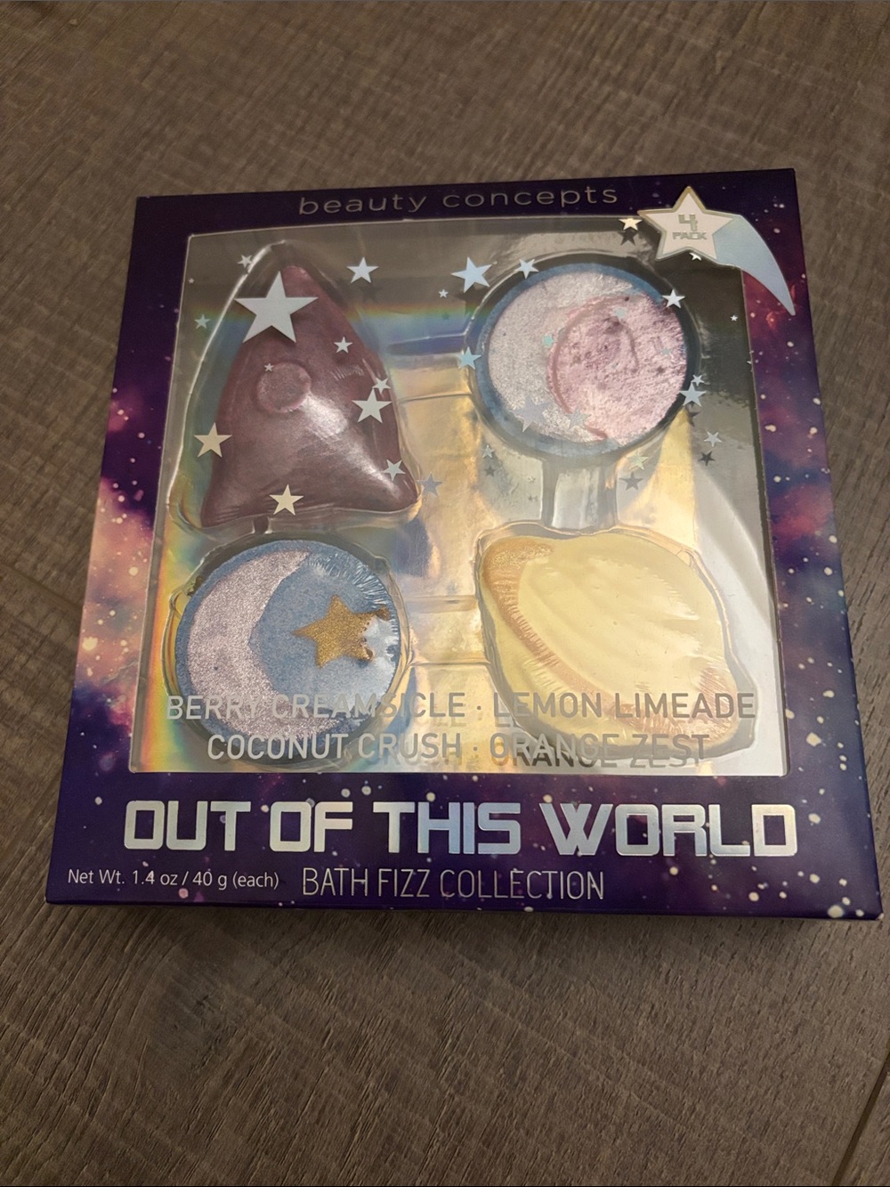 Beauty Concepts "Out of This World" Bath Fizz Collection - Galaxy Colors